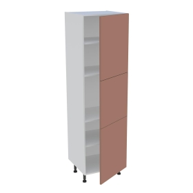 Colonne cuisine 3 portes H.216,6 cm x L. 60 cm - Terracotta mat