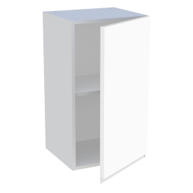 Meuble haut cuisine 1 porte H.72 cm x L. 40 cm - Blanc mat sans poignée