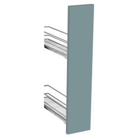 Kit façade meuble cuisine Vert Opale Mat 1 porte H. 71,7 cm L. 14,7 cm