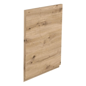Kit façade meuble cuisine Chêne Naturel Sans Poignée 1 porte H. 57,3 cm L. 59,7 cm