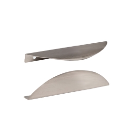 Poignée n°24 - L. 14,5 cm - Finition Argent brossé