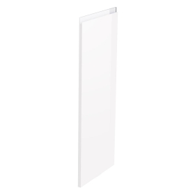Kit façade meuble cuisine Blanc Brillant Sans Poignée 1 porte H. 100,5 cm L. 39,7 cm