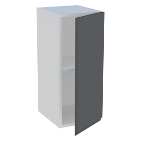 Meuble haut cuisine 1 porte H.72 cm x L. 30 cm - Gris ardoise mat sans poignee