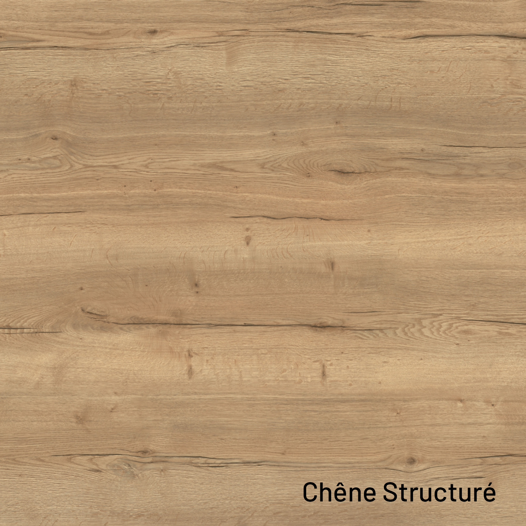 Meuble de salle de bain suspendu 60 cm 2 tiroirs avec vasque céramique - Chêne Structuré