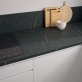 Plan de travail sur mesure stratifié Marbre Noir