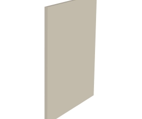 1x Kit façade meuble cuisine Beige Mat 1 porte H. 71,7 cm L. 59,7 cm