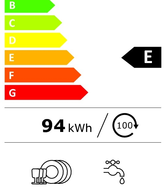 Lave-vaisselle tout intégrable 60 cm - Beko DIN35320