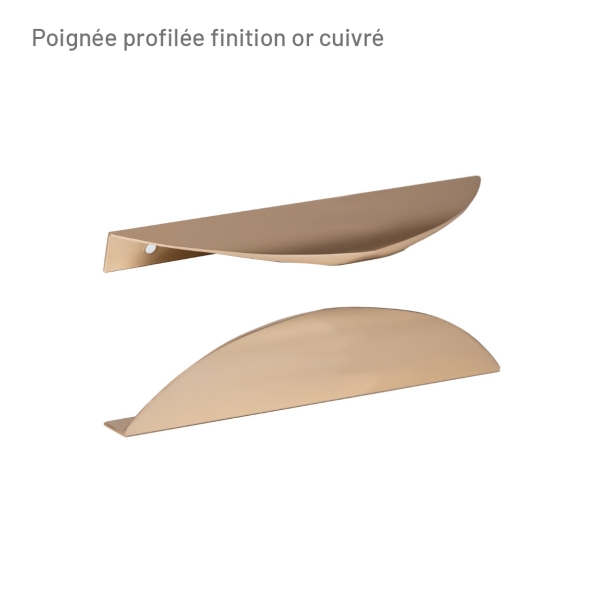 Cuisine complète Lin mat 180 cm avec meuble four