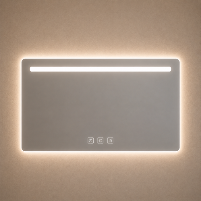 Meuble de salle de bain suspendu 120 cm 2 tiroirs avec vasque céramique - Vert Opale Mat