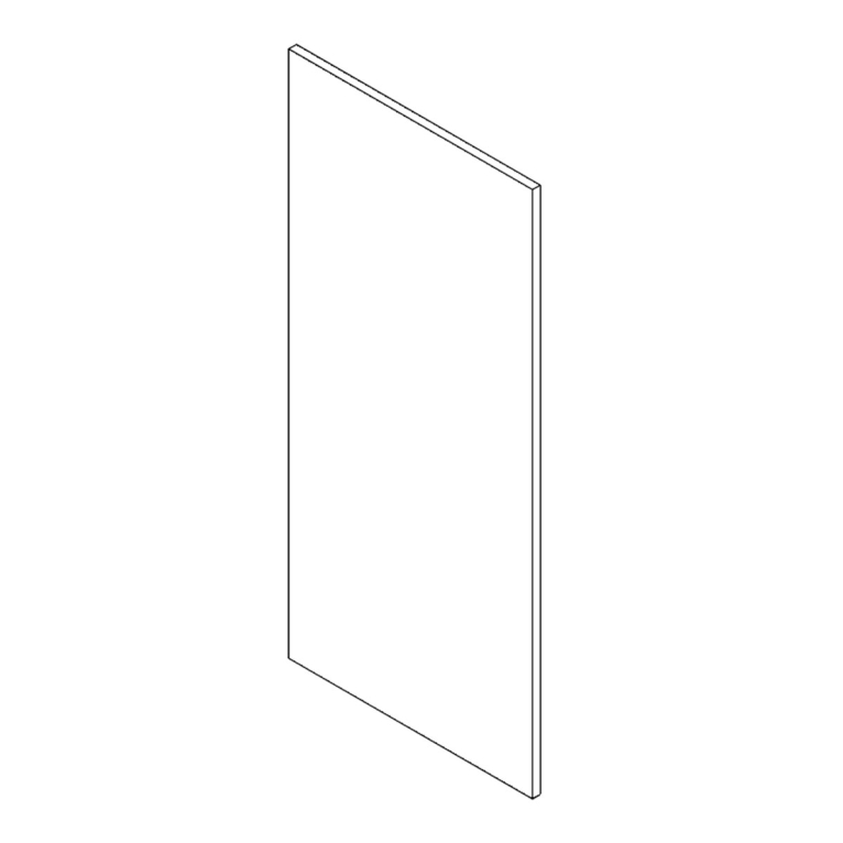 Dos pour meuble bas cuisine 30 cm